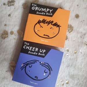 Cheer up & Grumpy Doodle Books NEW